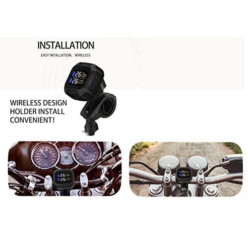 Onewell TPMS Waterproof Lightning-Proof General Wireless Motorcycle Tire Pressure Monitoring System for Two-Wheeled Motorcycle