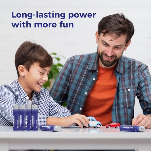Image of KINGCELL AAA Batteries 100 Pack, Alkaline Triple AAA Batteries High-Performance AAA Battery with Ultra Long-Lasting Power for Household Device