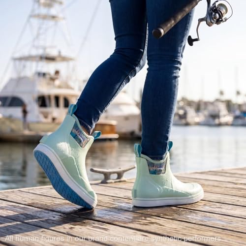 Image of SUREWAY Women's Deck Boots Professional Non-Slip Fishing & Ankle Deck Boot Waterproof Rain Boots