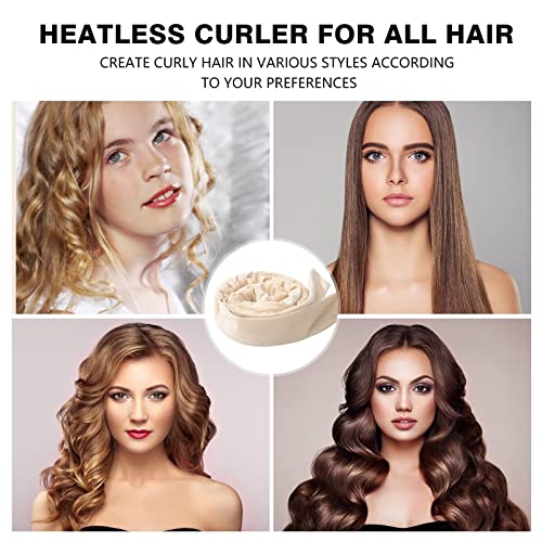 Heatless Hair Curler No Heat Curling Rod Headband Set For Long Hair Velour Curling Ribbon With Hair Clips Soft Sleep In Overnight Curlers For Women Girls #TOP7
