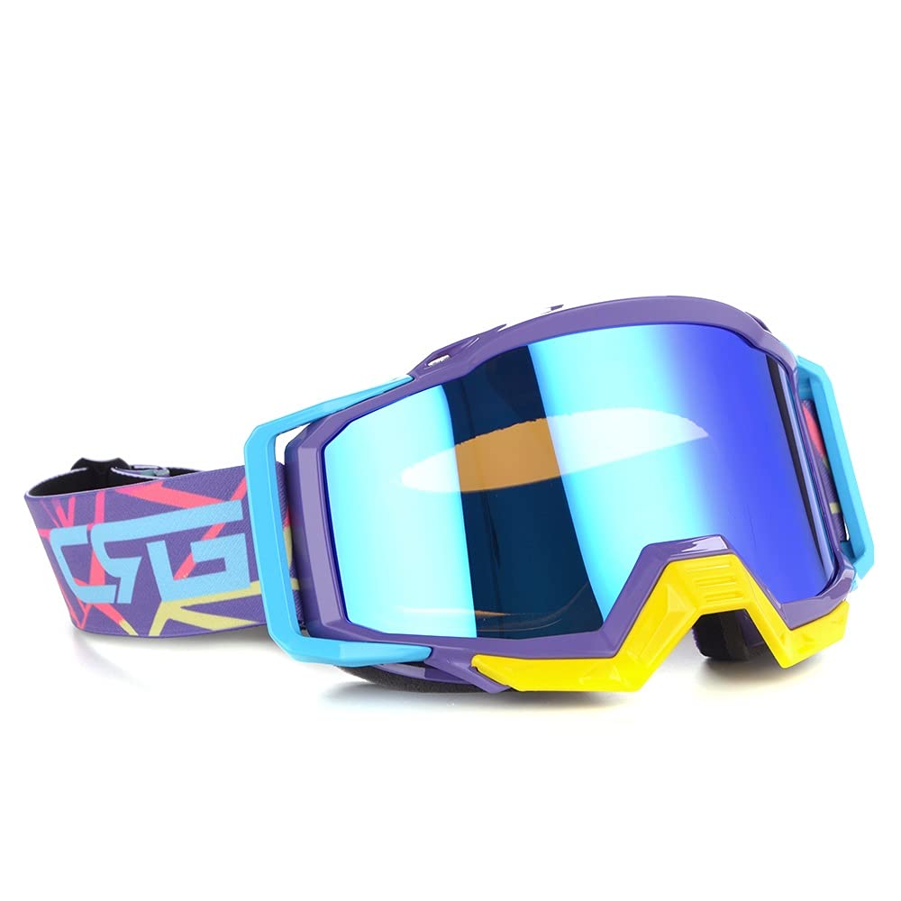 Motocross Moto Goggles VTT Off route Dirt Saleté Vélo Vike Verres anti-vent anti-vent MX Goggles (Color : Model 13)