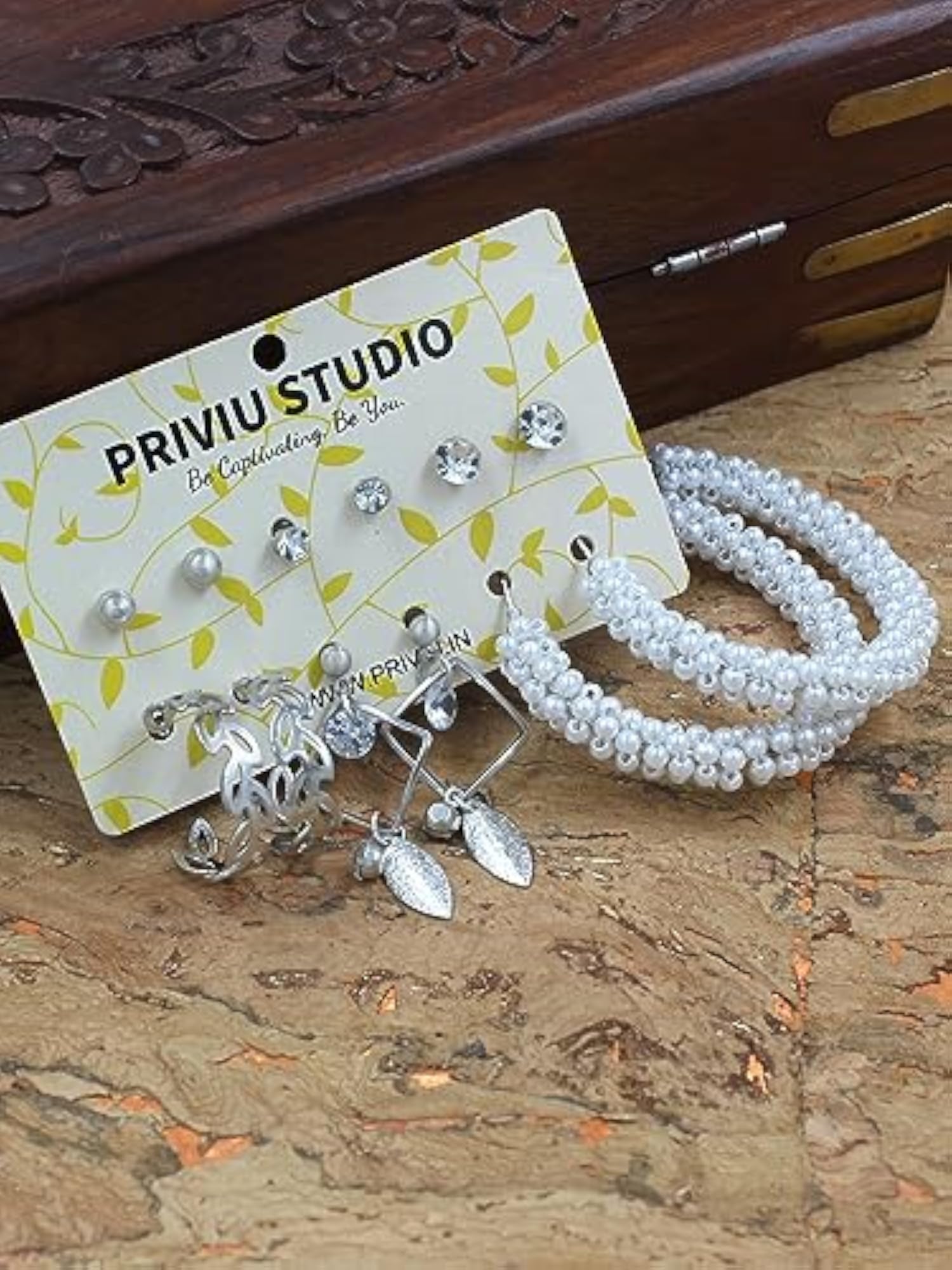 6pc Women's Multiple Style Earrings Combo, Gift Set