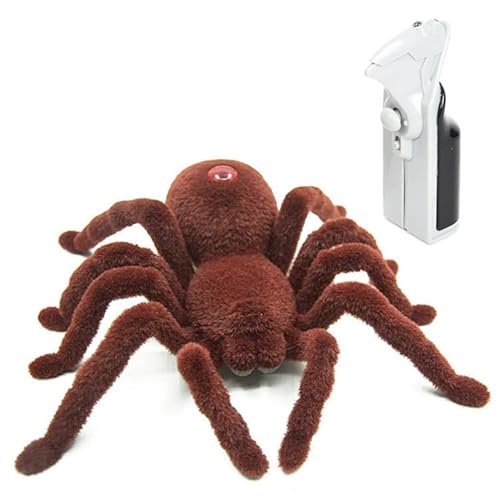 Remote Control Realistic Spider Toy - Prank Gag Gift for Cats, Dogs, and Family Perfect Halloween and April Fools' Day Trick Decoration