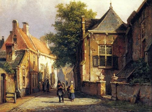 Image sur toile Amsterdam Willem Koekkoek impression d'art romantique