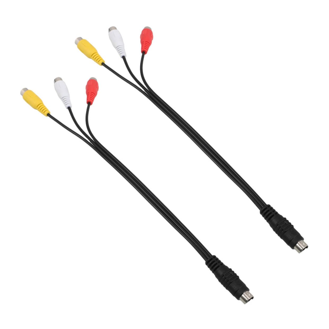 2pcs Pin Video to Video Adapter Cable High-Definition Connector for Tvs Projectors and Monitors Easy Setup and Transmission