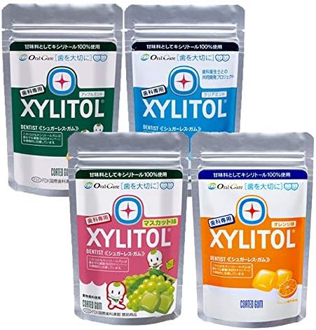 Amazon Co Jp ロッテ キシリトールガム ラミチャック21粒 4袋 クリアミント マスカット アップルミント オレンジ ビューティー