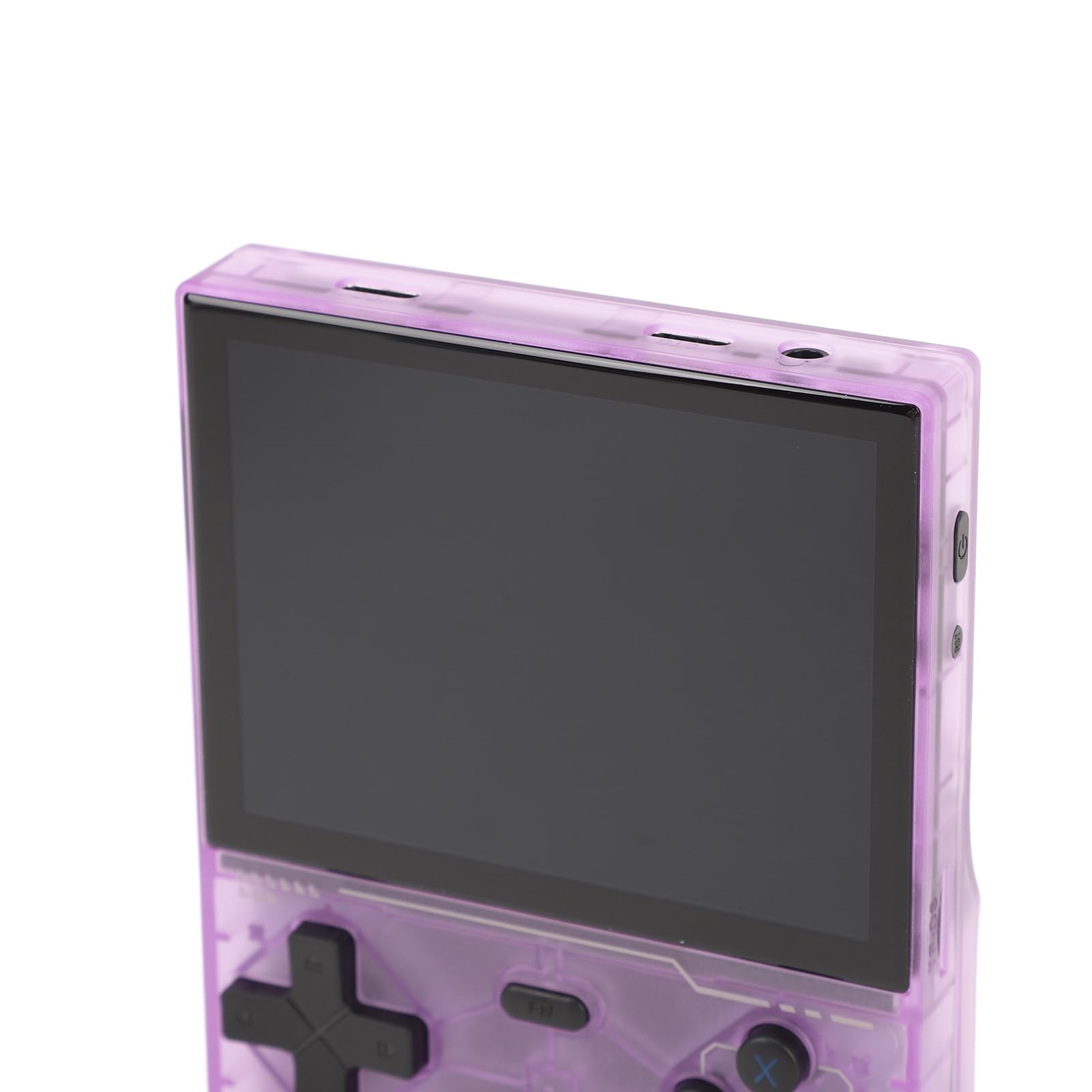 Generic Przenośna Konsola do Gier w Stylu Retro, Podwójny Joystick, Ekran 3,5 Cala, do Wypoczynku i Rozrywki, materiał ABS (fioletowy)