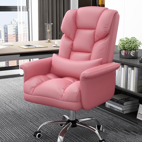 Chaise de jeu ergonomique pivotante avec dossier haut réglable pour fauteuil de bureau