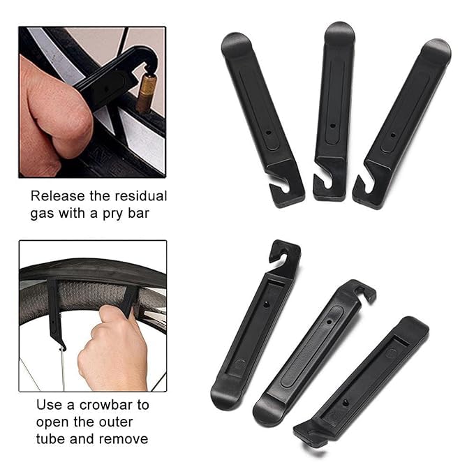 Futaba MTB Road Bike Cycle Bicycle Tyre Opener Lever Set - 3 Pcs 2