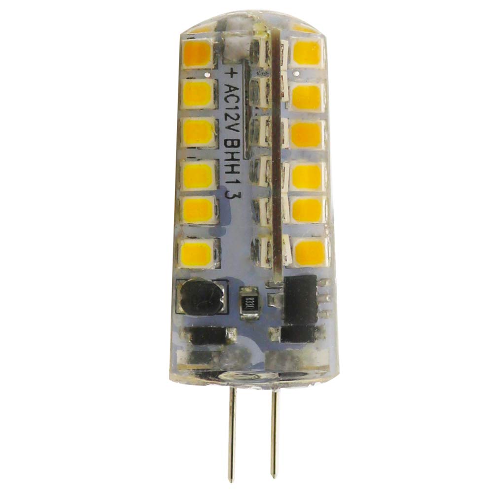4 W G4 4x 2835 SMD LED Light Bulb made of Silika Gel Replaces 40 W Warm White (3000 Kelvin), 320 Lumen, AC/DC 12 V, 360° Beam Angle, Not Dimmable