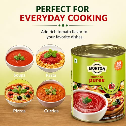 Image of Birla Morton Tomato Puree 825 Gm Pack of 2