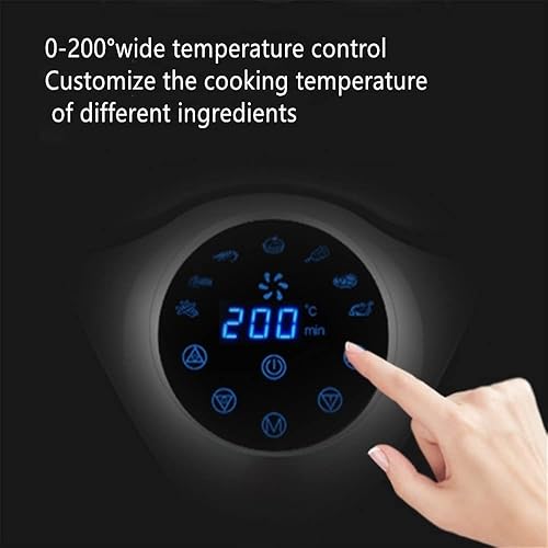 Miniatura 5 de Freidora de aire sin humos Máquina automática de papas fritas de alta capacidad para el hogar multifunción