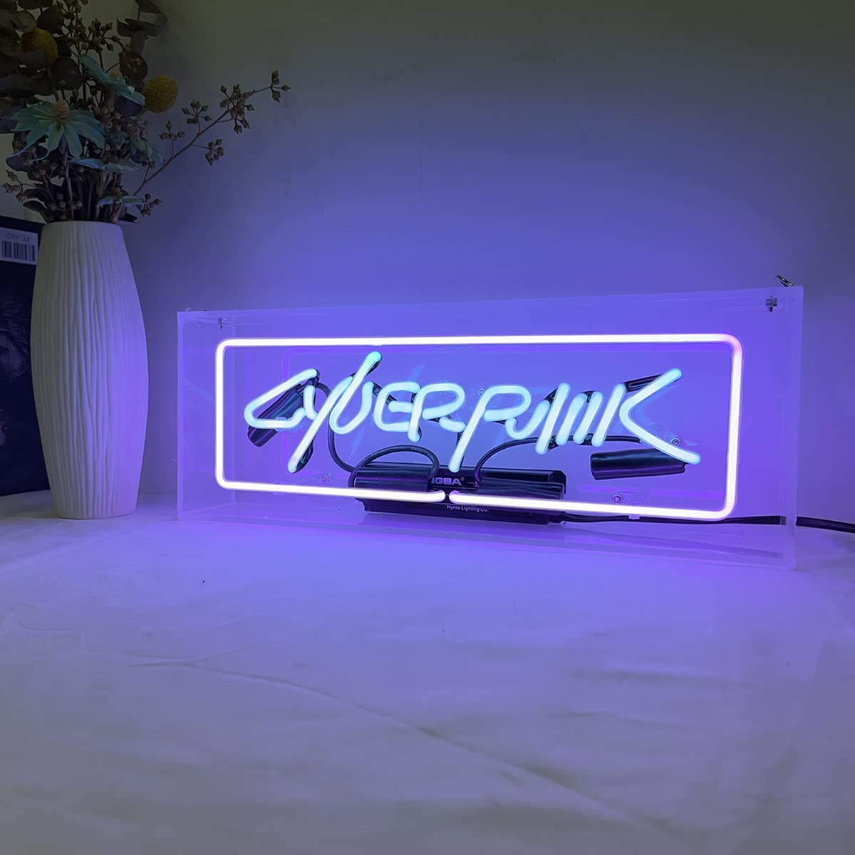 Amazon | ネオンサイン Cyberpunk ネオン管 看板 ショップ オープン