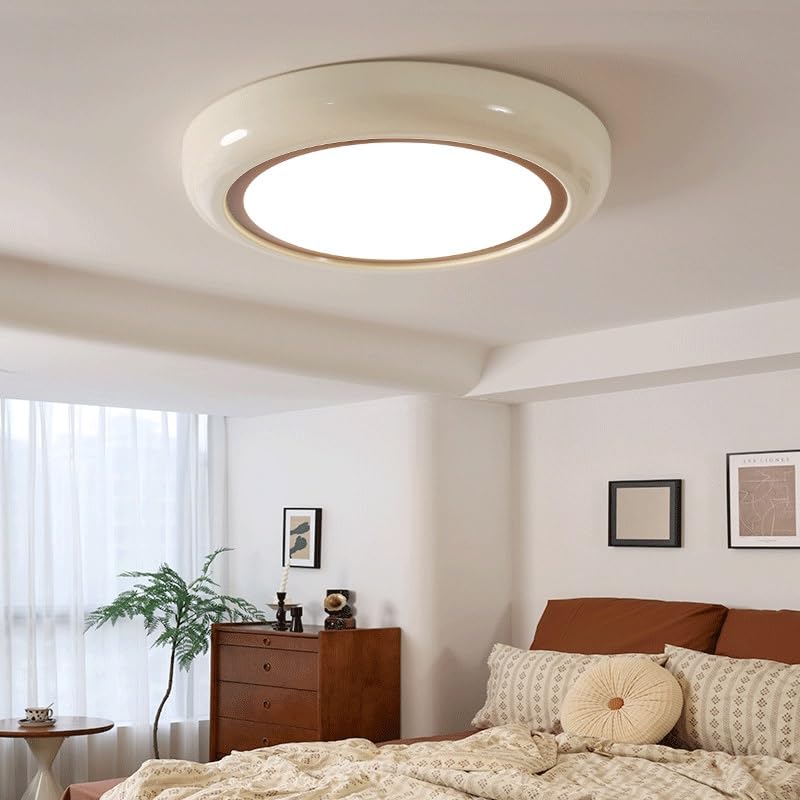 Lustre à intensité variable 3 couleurs et plafonnier crème acrylique - 2