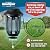 Flowtron Outdoor Bug Zapper | 3000 Volt Electric Insect Killer with 2000 Sq Ft Coverage | Non-Clogging Shock Grid | Kills Mosquitoes Flies & Flying Insects | Patio Deck Yard | UL Certified