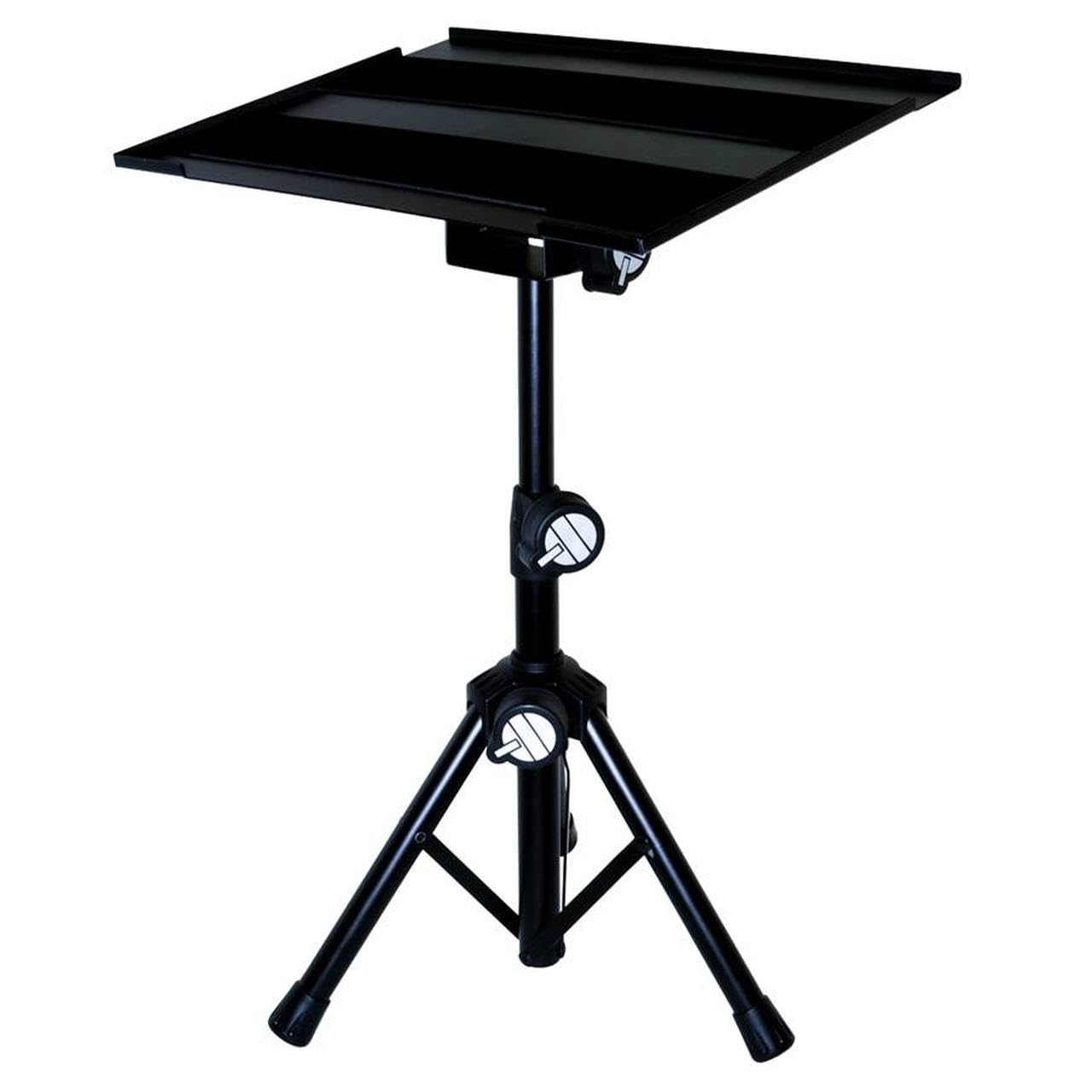 QUIK LOK – DAS/001 Supporto Multifunzione Treppiede, Ripiano Inclinabile, Altezza Regolabile, Carico 5 Kg, Piano 30×40 Cm, Nero