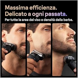 Braun Serie 9 PRO + Rasoio Elettrico Barba, Wet&Dry, 5+1 Lame Di Precisione Ultra Sottili, Regolabarba Uomo, Rasoio Barba, 60 Min Utilizzo, Testina di Ricambio, Stazione SmartCare 6in1, 9660CCPS, Nero