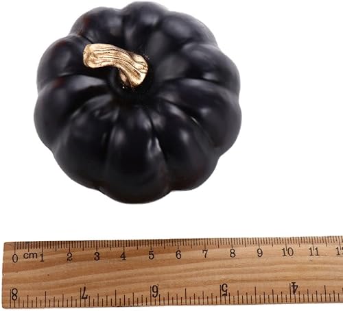 Miniatura 5 de Mini calabaza artificial, decoración de cosecha de otoño de espuma, decoración del hogar, adorno de fiesta, vegetal, decoración de Halloween Naranja