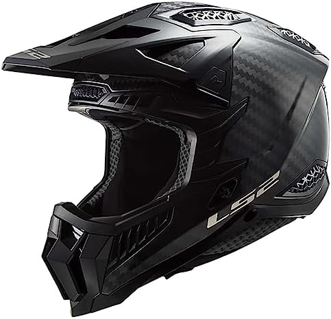 LS2 Helmets X-Force Carbon MX Off Road Helmet (Matte Carbon - Large)