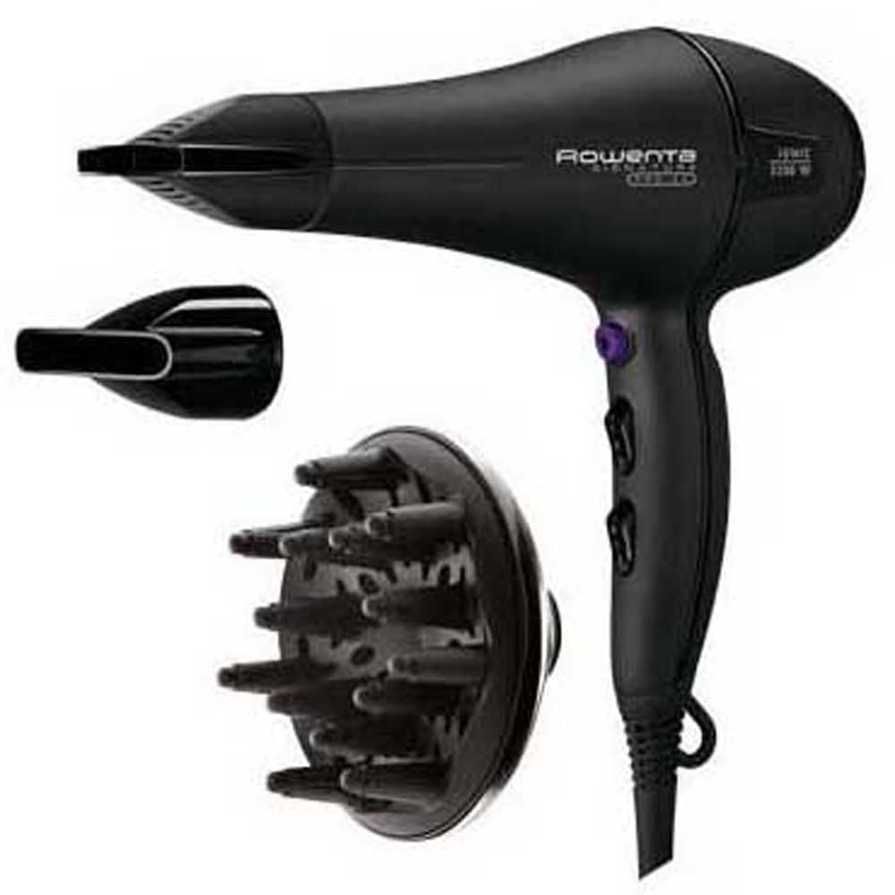 Rowenta Signature Pro Sèche-cheveux Séche-cheveux + accessoires Noir