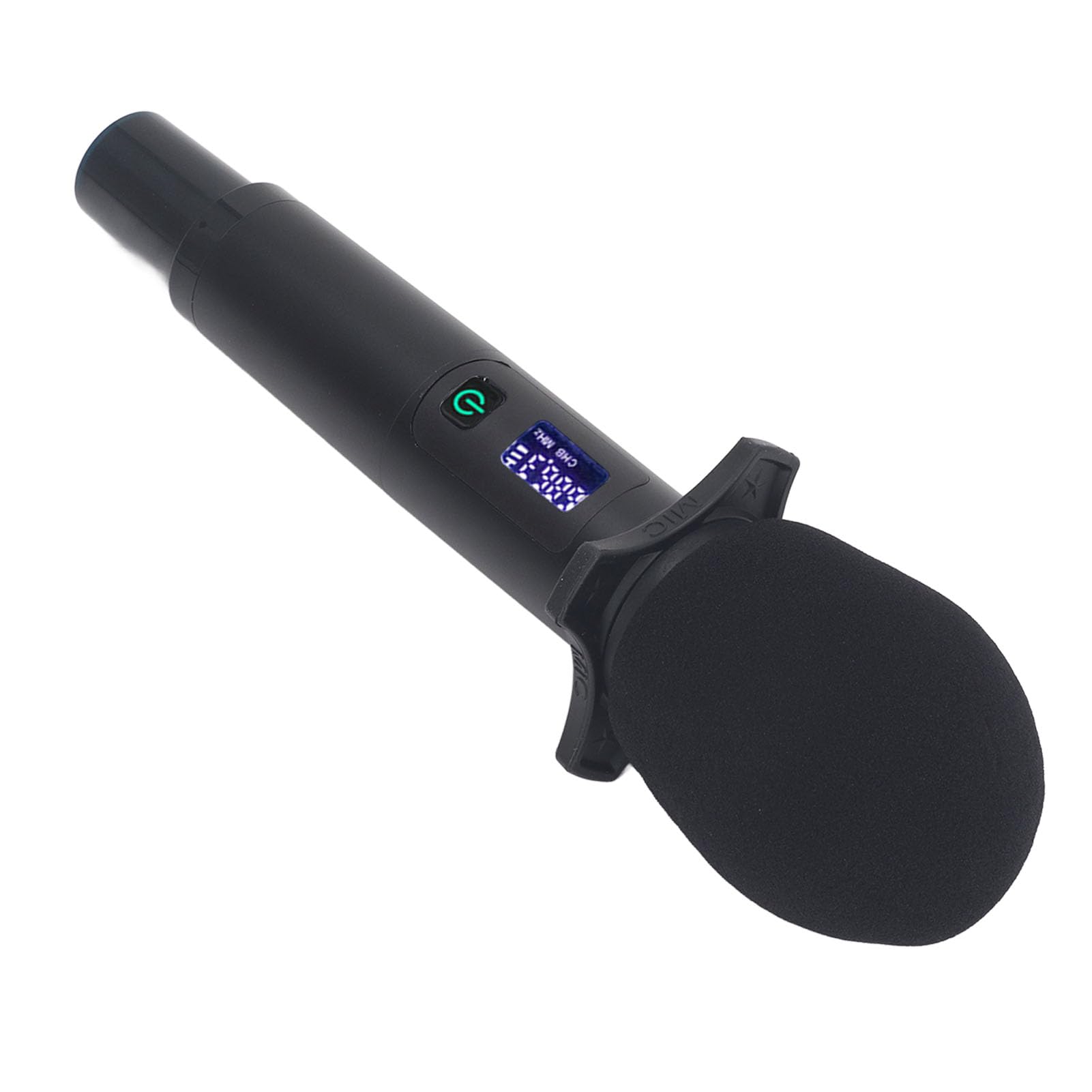 Microfono Professionale Karaoke Mic Dynamic Coil Design con Funzione Reverbica Batteria da 1500Mah per Studio Stage Box/Cover Canta