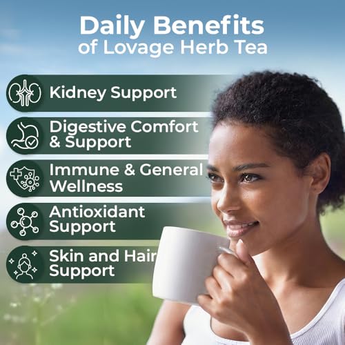 Image of 4 oz. Dried Lovage Herb Lovage Leaves Herbal Tea (Levisticum Officinale) - 113g Herb Tea Levisticum