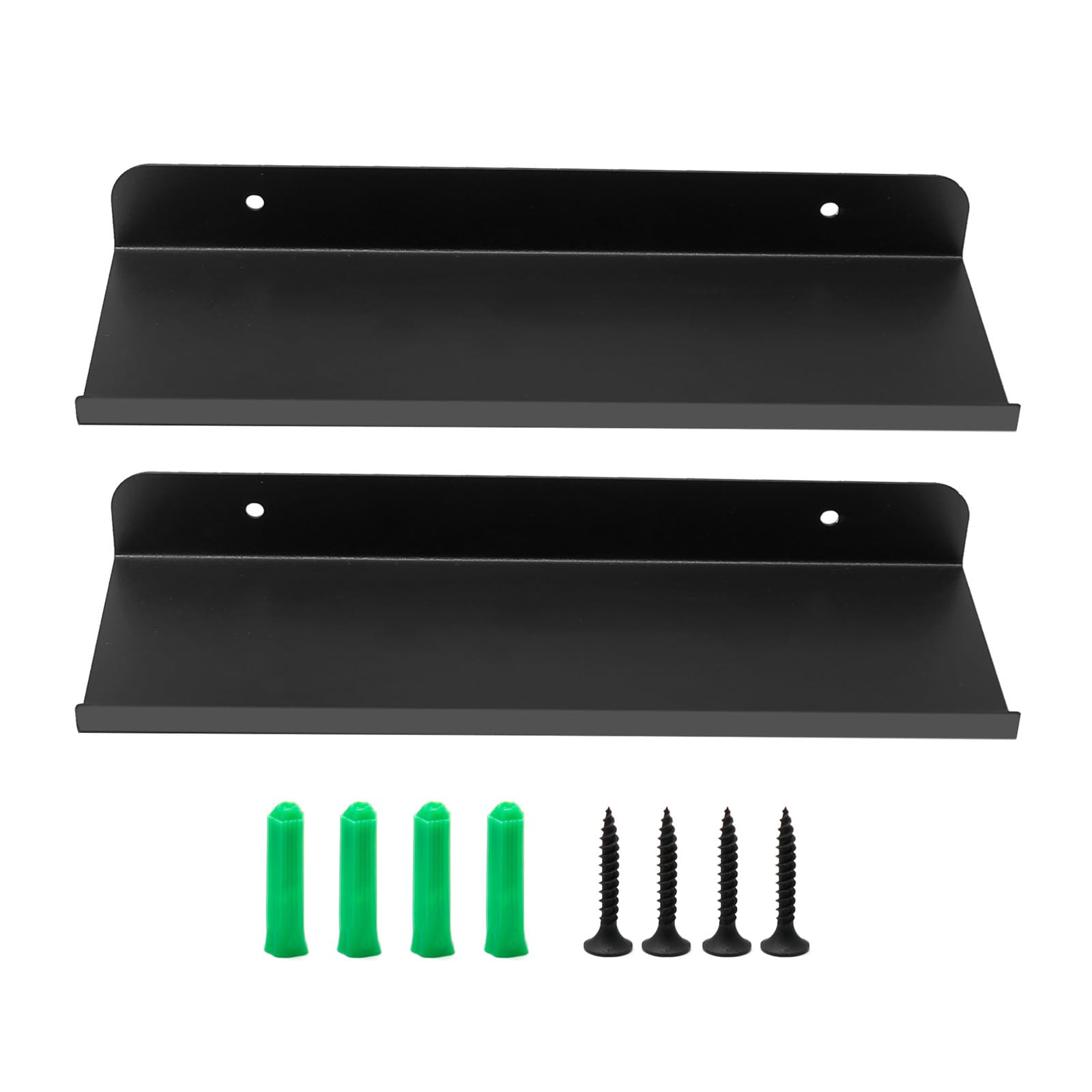 Anxingo Floating Shelves Wall Mounted Bathroom Shelf, Metal Wall Mounted Small Display Shelves, Floating Wall Shelves Shelf Display Storage Wall Mount