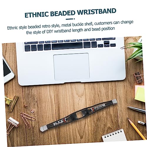 Angoily Metal Retro National Style Bead Bracelet Replacement Band Bracelet Comfortable Easy to Install Unisex Design for All Occasions3