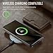 Asuwish Phone Case for Samsung Galaxy S25 Ultra 5G Wallet Magnetic Detachable Cell Cover with Wireless Charging and RFID Blocking Credit Card Holder Flip Stand Kickstand Hard S25Ultra Women Men Coffee