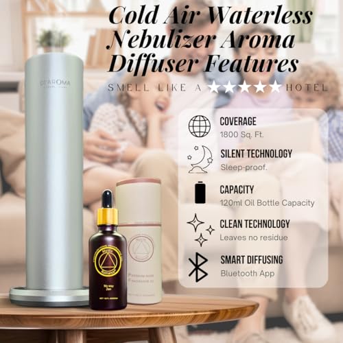 Difusor aromático eléctrico Di'Aroma Waterless Nebulizer Tower miniatura 2
