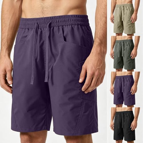 Short de course homme anti-transpiration à taille élastique stable - 2