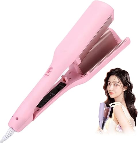 Rommantic French Egg Roll Curling Iron, Egg-Roll Hairstyle Water Ripple V-Shaped, Egg Roll Hair Waving Iron,Hair Curler Crimper Styling Tools &