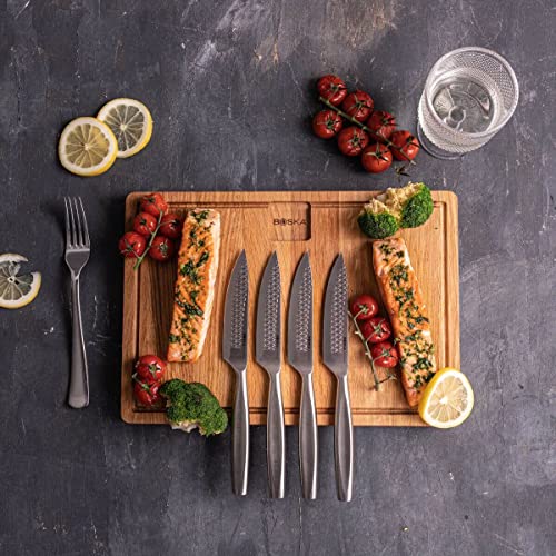 Image of BOSKA Chef Knife Set Monaco+ Steak Knife Set Includes 4 Stainless Steel Steak Knives Set for Kitchen - Ultra Sharp Professional Durable Kitchen Knives