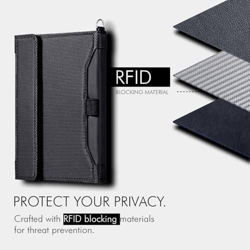 Image of Lyrovo RFID Passport Cover for Men & Women - Premium Leather Passport Holder, Passport Pouch & Travel Wallet Case for Passport, Cards & Boarding Pass (Black)