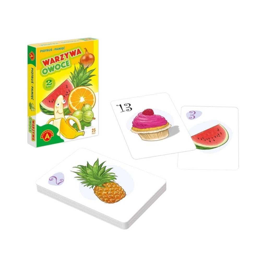 Piotruś I Pamięć Warzywa I Owoce Alex Polska Gra Karty Polish Board Game Po Polsku