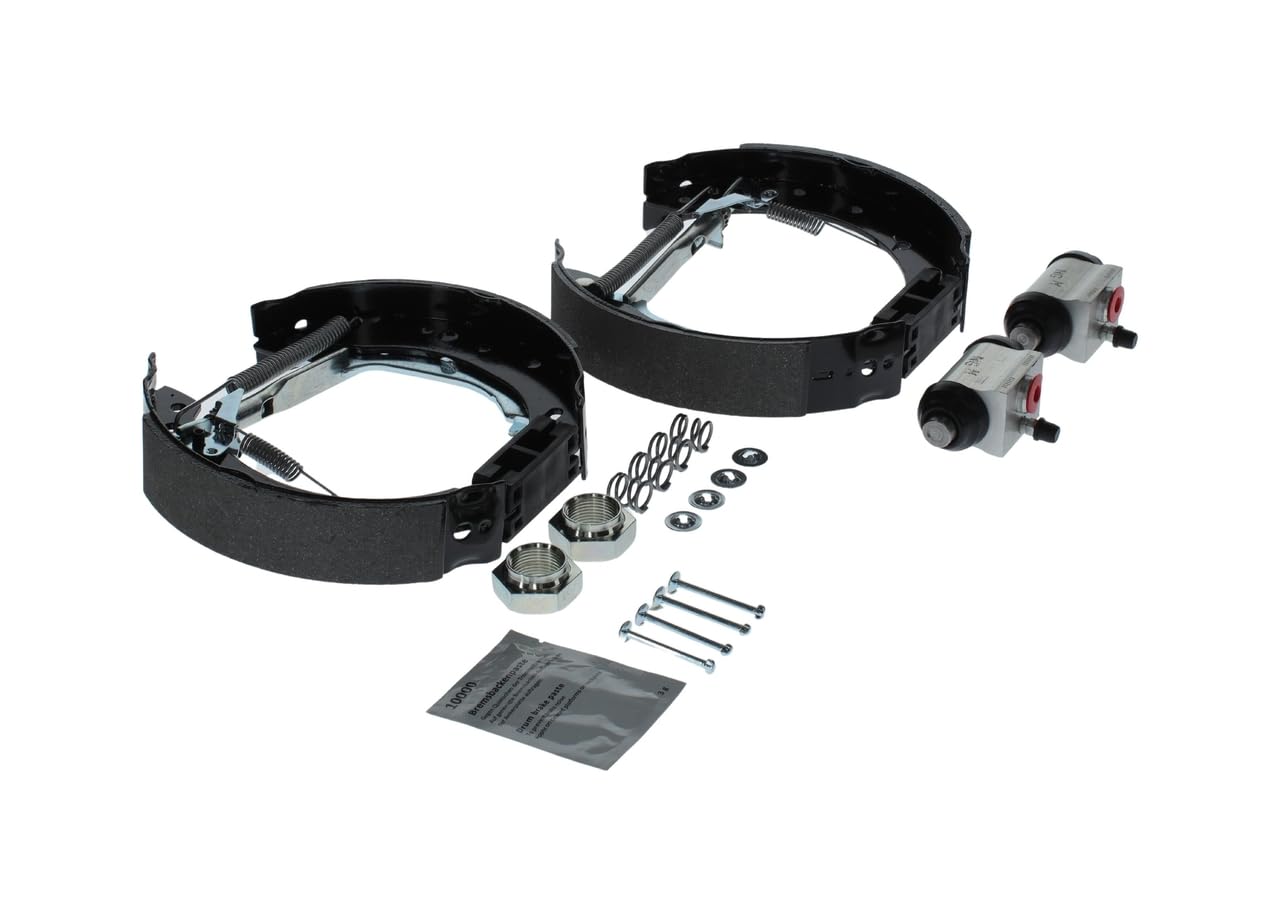 Bosch KS605 Kit Super Pro - Kit de frein à tambours arrière - 1 jeu complet prémonté, 2 cylindres de roue, 4 mâchoires de frein