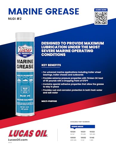 image for Lucas Oil 10320 Marine Grease - 14 Ounce, No Color, One Size