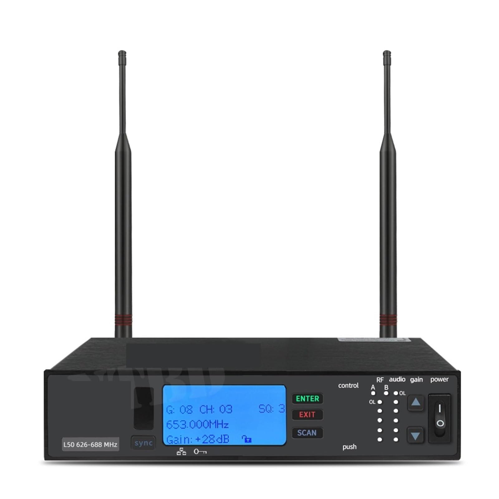 Kit scheda audio, Set completo BETA87A Auricolare Lavalier microfonico wireless professionale Microfono digitale for performance sul palco(Full set 572-590MHz)