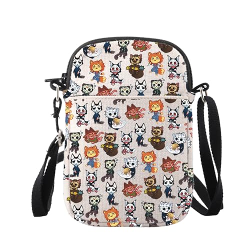 WUSUANED Killer Cat Crossbody Bag Horrible Movie Fan Gift Horror Killer Shoulder Bag