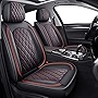 MIROZO 5 Car Seat Covers Full Set, Vehicle Cushion Cover Breathable Fit for Most Sedan, Truck and SUV for Elantra Sonata Sportage CRV Accord Chevy Equinox