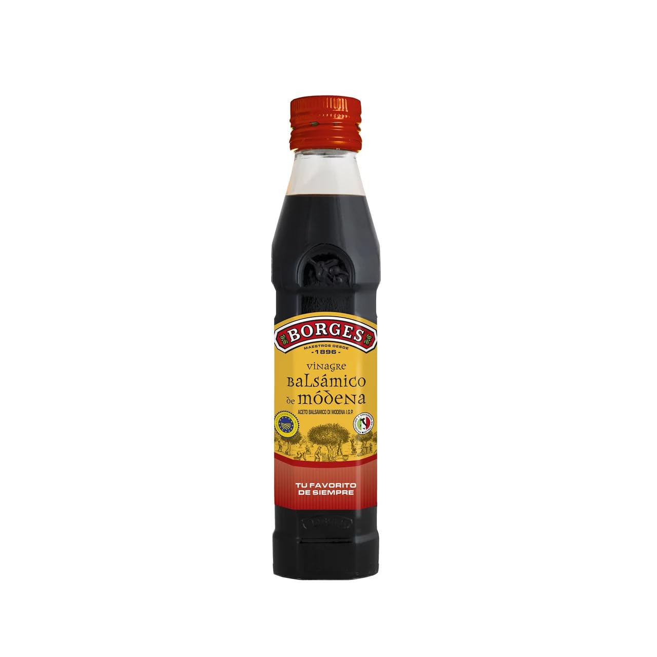 BORGES Balsamico-Essig aus Modena Flasche 250 ml 6er Pack
