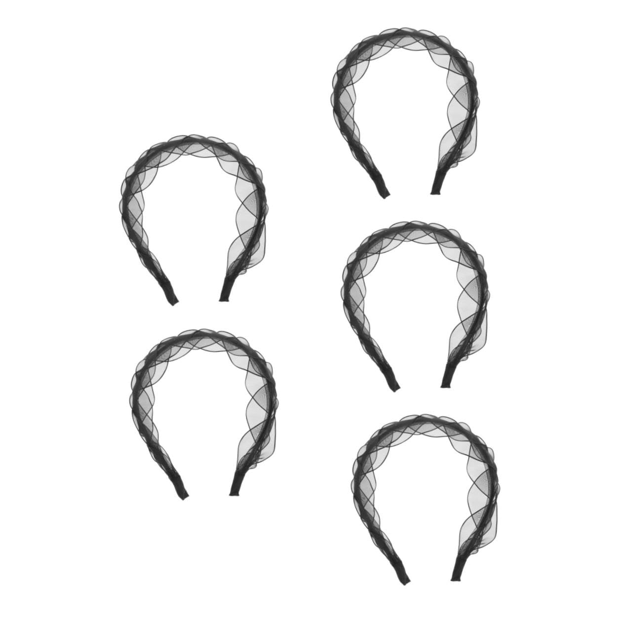 5 Piezas Diadema Femenina Transpirable de Banda Ancha Decorativa Versátil para Cabello Accesorios Elegantes para Mujer Bodas y Fiestas
