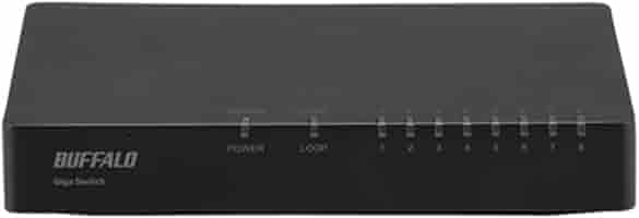 BUFFALO Giga対応 プラスチック筐体 AC電源 8ポート ブラック スイッチングハブ ローコスト版 LSW5-GT-8EPL/BK w17b8b5 Amazon | BUFFALO Giga対応 プラスチック筺体 AC電源 8ポート