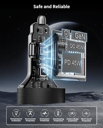 90W Super Fast Car Charger