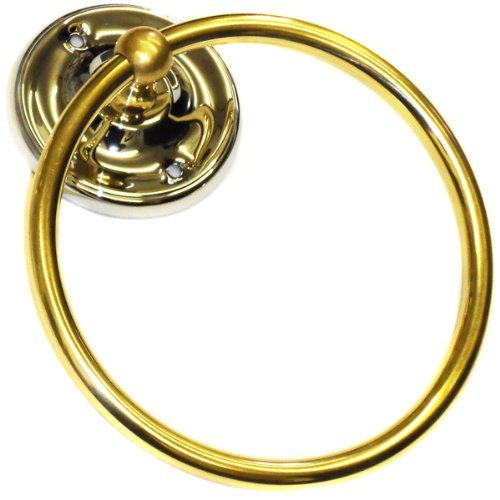 Classiq-Ex Towel Ring Solid Brass Brass/Chrome Finish - Item #IA4L-TMRCB8504