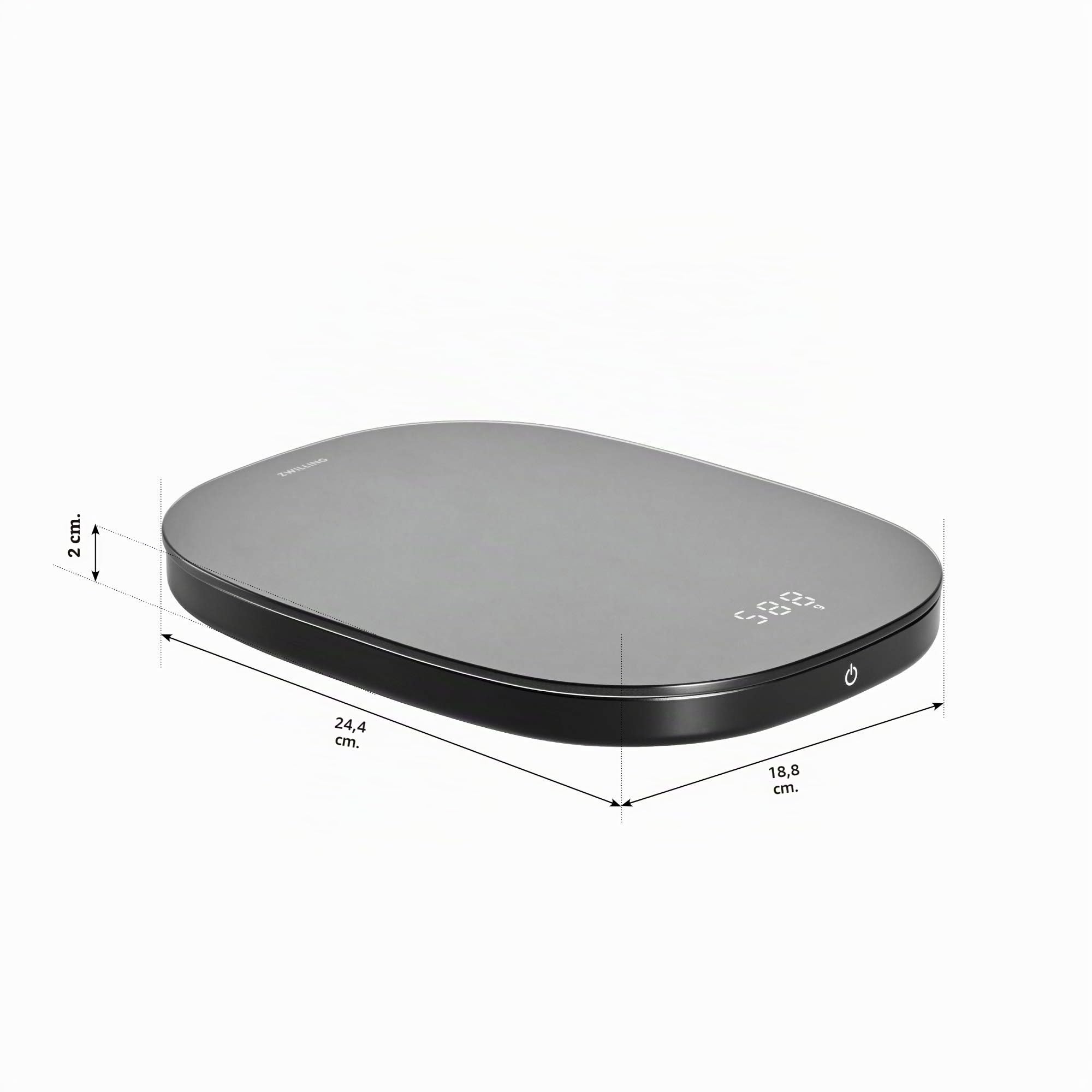 Zwilling Enfinigy Balance de cuisine numérique Poids maximum 10 kg Précision 0,1 g Noir