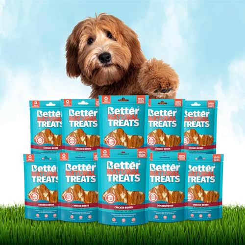 Better Natural Chicken Wrapped Calcium Bones for Dogs, Natural Chicken Dog Treats, Low Fat, Grain & Gluten Free Chew Treats - Image 2