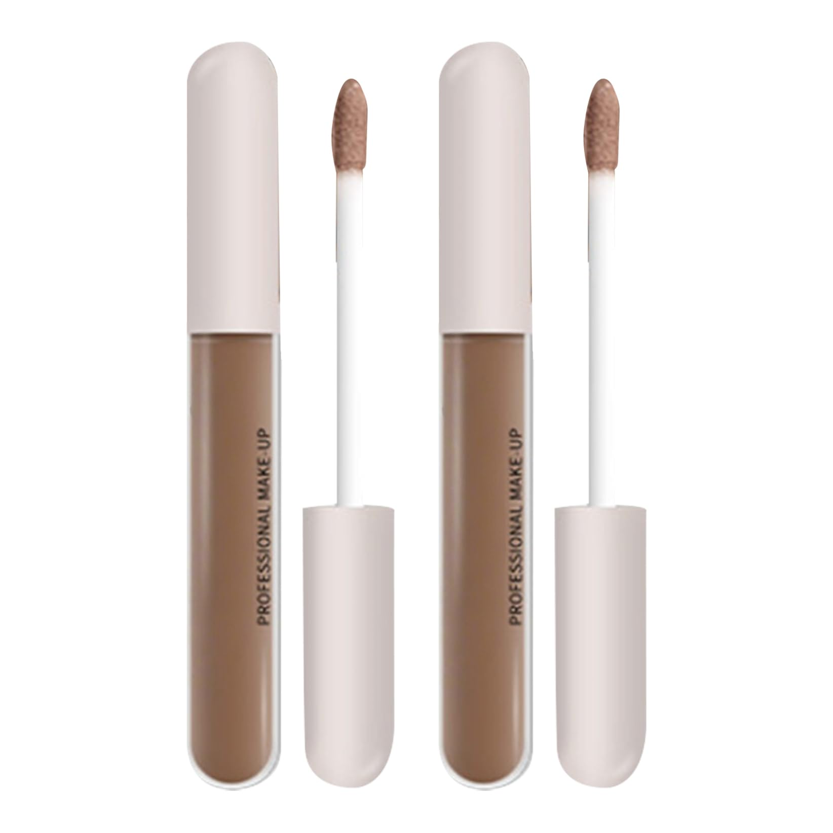 Soft-Focus Liquid Concealer Lightweight Long-Lasting Coverage for Natural-Looking Imperfection Concealment 2Pcs Dark Brown One Size
