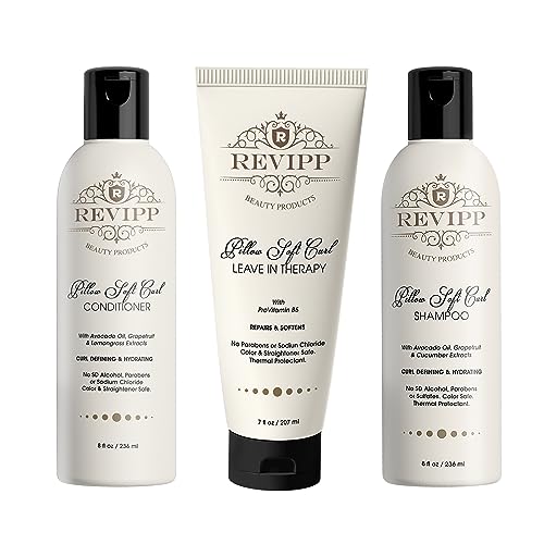 REVIPP Complete Hair Therapy Bundle: Shampoo, Conditioner & Leave-In Treatment - Restore, Strengthen, and Nourish Your Hair