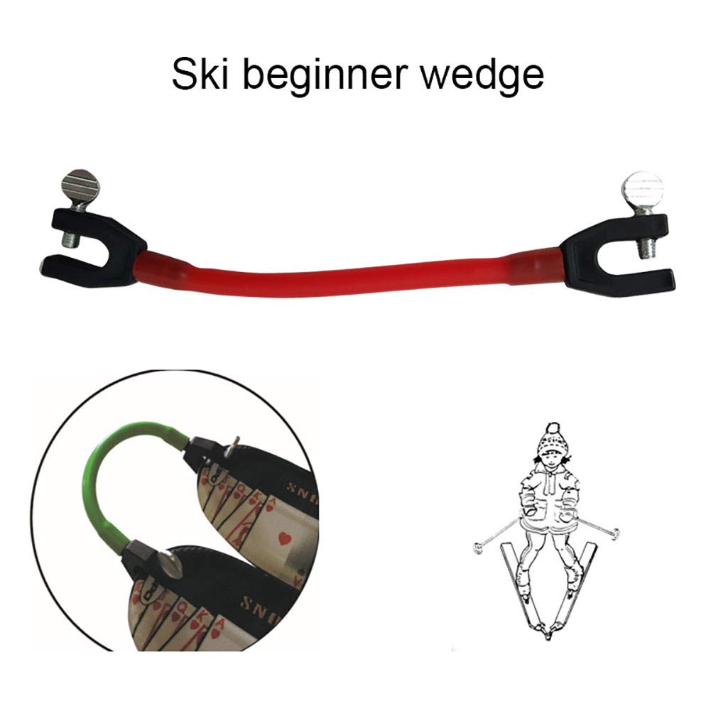 Kisbeibi Connecteur De Pointes De Ski – Latex, Réglable 15-42 Cm – Apprentissage Débutant – Léger Et Portable